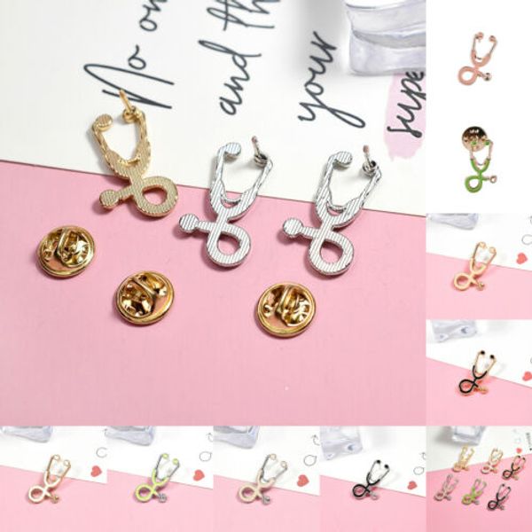 2019 fashion fun cartoon cute enamel piercing brooch stethoscope pins collar lapel accessories jewelry gifts 1pcs, Gray
2019 fashion fun cartoon cute enamel piercing brooch stethoscope pins collar lapel accessories jewelry gifts 1pcs, Gray