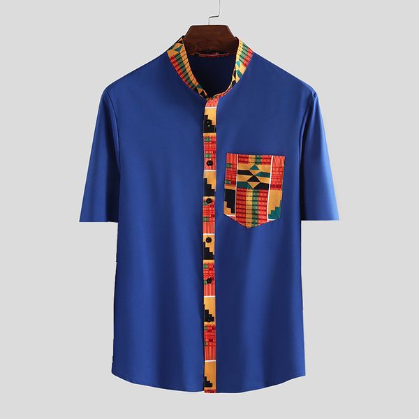 incerun men ethnic printed shirt vintage loose button streetwear african blouse men floral short sleeve stand collar shirts 3xl, White;black
incerun men ethnic printed shirt vintage loose button streetwear african blouse men floral short sleeve stand collar shirts 3xl, White;black