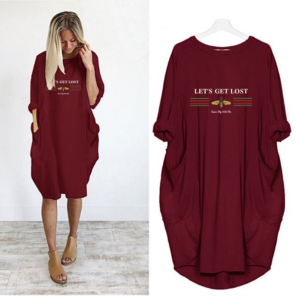 women casual skirts womens solid color skirt letter and bee print dress loose version 2020 new fashion style summer dresses selling, Black;gray
women casual skirts womens solid color skirt letter and bee print dress loose version 2020 new fashion style summer dresses selling, Black;gray