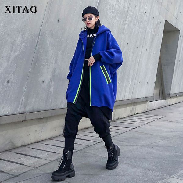 xitao fashion streetwear coats and jackets women loose plus size hooded coat bat sleeve autumn winter zipper women xj2325, Black;brown
xitao fashion streetwear coats and jackets women loose plus size hooded coat bat sleeve autumn winter zipper women xj2325, Black;brown