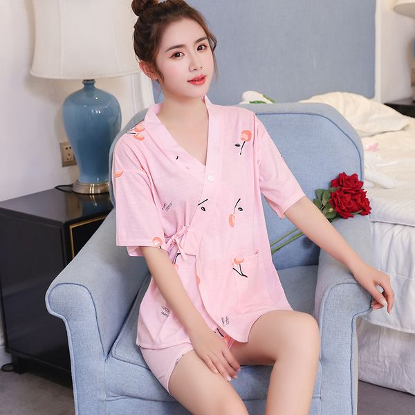 summer kimono pajama sets for women 2 pcs short sleeve pants pajamas thin cotton casual pijama comfort night sleepwear, Black;red
summer kimono pajama sets for women 2 pcs short sleeve pants pajamas thin cotton casual pijama comfort night sleepwear, Black;red