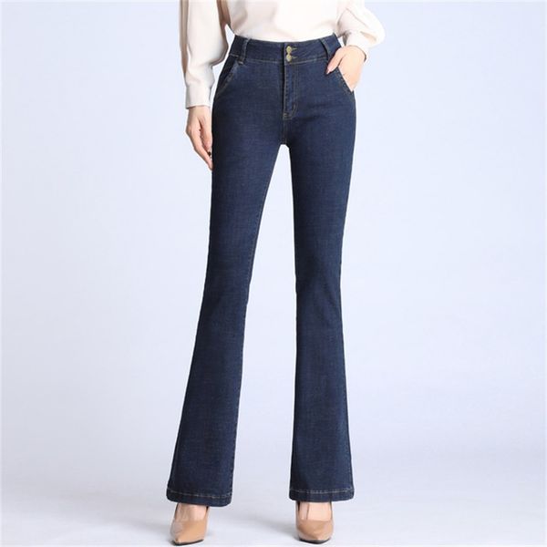 women's 2020 new quality high waist double buckle stretch micro pull jeans women, Blue
women's 2020 new quality high waist double buckle stretch micro pull jeans women, Blue
