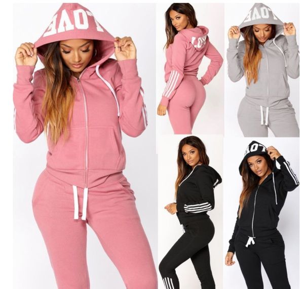 women's hoodies set long sleeved sweater trousers sportswear tracksuit sports anzug herrn, Gray
women's hoodies set long sleeved sweater trousers sportswear tracksuit sports anzug herrn, Gray