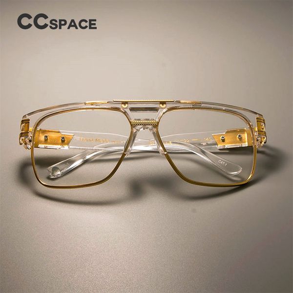ccspace золото металл прозрачные очки рамка классический ретро площадь бренд дизайнер мужчины женщины очки мода очки su108, Silver
ccspace золото металл прозрачные очки рамка классический ретро площадь бренд дизайнер мужчины женщины очки мода очки su108, Silver