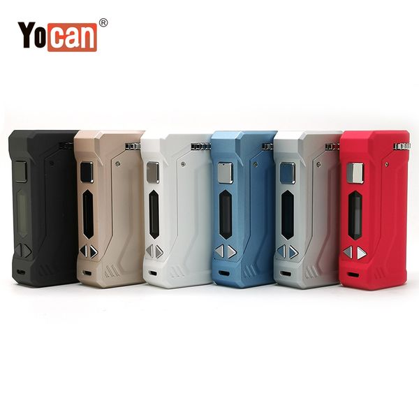 Аутентичные Yocan UNI Pro Battery Box Модификации 650mAh батареи Разогреть VV с регулируемым по высоте и ширине, чтобы уместить 510 Масляный картридж в наличии на складе
Аутентичные Yocan UNI Pro Battery Box Модификации 650mAh батареи Разогреть VV с регулируемым по высоте и ширине, чтобы уместить 510 Масляный картридж в наличии на складе