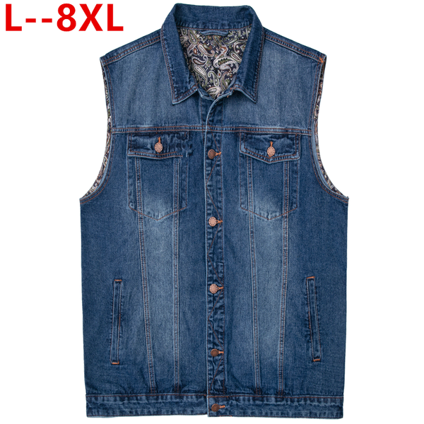 plus 10xl 8xl 6xl 5xl 2019 men denim vests men's sleeveless cowboy jackets male vintage retro casual vest chubby man waistcoat, Black;brown
plus 10xl 8xl 6xl 5xl 2019 men denim vests men's sleeveless cowboy jackets male vintage retro casual vest chubby man waistcoat, Black;brown