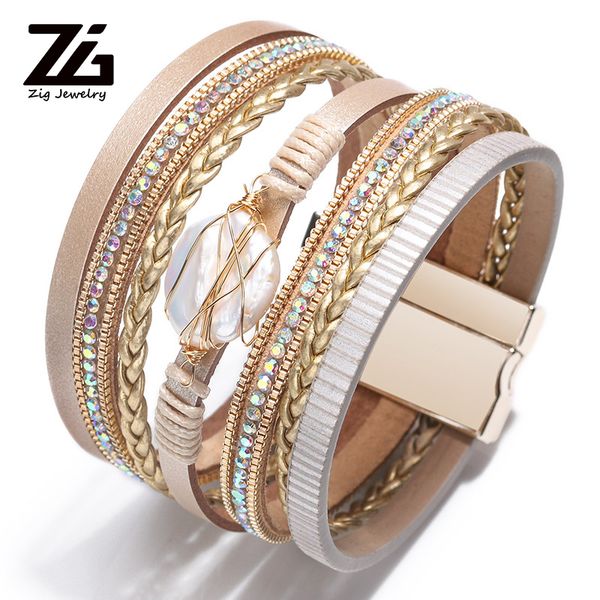 zg fashion leather braceletretro charm imitation pearl bracelet female jewelry bracelet bransoletki damskie, Golden;silver
zg fashion leather braceletretro charm imitation pearl bracelet female jewelry bracelet bransoletki damskie, Golden;silver