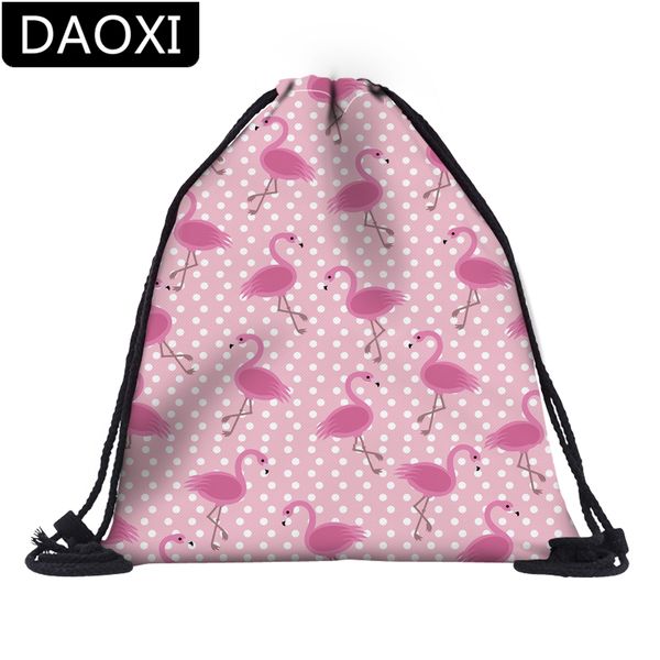 daoxi 3d printed cute pink flamingo mochila feminina casual drawstring backpack for travel dx60063
daoxi 3d printed cute pink flamingo mochila feminina casual drawstring backpack for travel dx60063