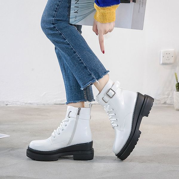 sondr platform high heel wedge winter ankle white boots for women fashion booties woman botas blancas mujer sewing zipper sapato, Black
sondr platform high heel wedge winter ankle white boots for women fashion booties woman botas blancas mujer sewing zipper sapato, Black