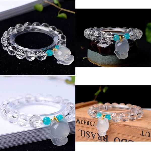 natural moment noodles plain water crystal fox single circle bracelet plain water crystal bracelet originality silver dollar fox hand string, Black
natural moment noodles plain water crystal fox single circle bracelet plain water crystal bracelet originality silver dollar fox hand string, Black
