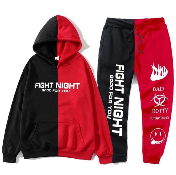 supzxu men casual set hooded solid patchwork 2020 autumn new men's sportswear hoodies+pants sets hip hop street loose tracksuits, Gray
supzxu men casual set hooded solid patchwork 2020 autumn new men's sportswear hoodies+pants sets hip hop street loose tracksuits, Gray