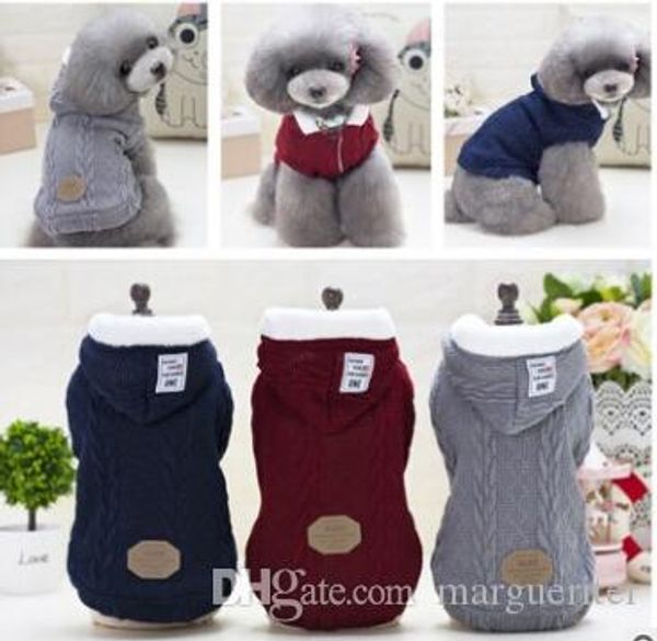 dog knitting sweater pet hoodie coat fashion winter warm dog apparel puppy teddy thick jacket costumes
dog knitting sweater pet hoodie coat fashion winter warm dog apparel puppy teddy thick jacket costumes