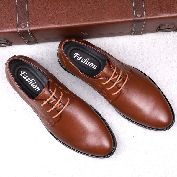 new lace-up business shoes men oxfords sneakers male formal shoes genuine leather men *09111, Black
new lace-up business shoes men oxfords sneakers male formal shoes genuine leather men *09111, Black