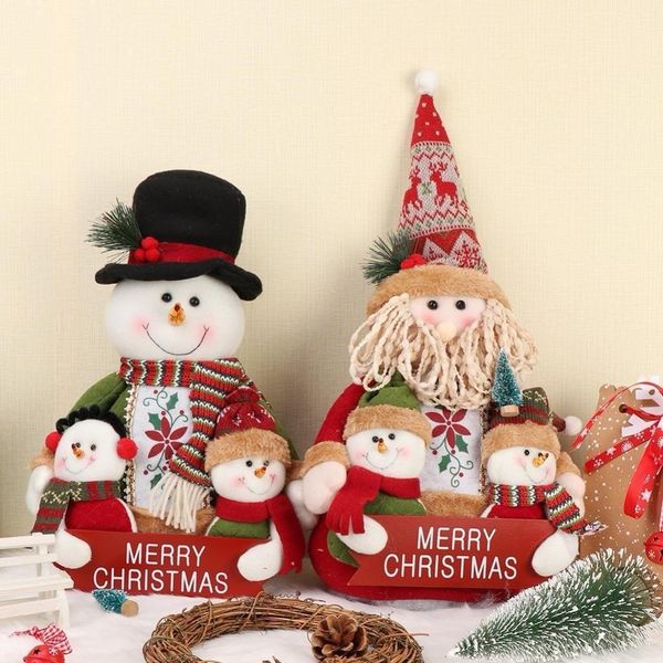 ourwarm new lovly santa claus snowman family deskdecoration merry christmas decorations store home xmas decoration ornament y191104 
ourwarm new lovly santa claus snowman family deskdecoration merry christmas decorations store home xmas decoration ornament y191104