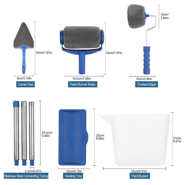 new household paint roller brush corner painting brush painting tool paint roller set seamless new drum-type
new household paint roller brush corner painting brush painting tool paint roller set seamless new drum-type