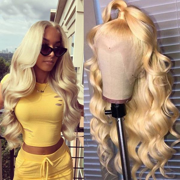 blonde full lace wig 613 color body wave wig 180%density preplucked and bleached knots glueless transparent lace front wig for black women, Black;brown
blonde full lace wig 613 color body wave wig 180%density preplucked and bleached knots glueless transparent lace front wig for black women, Black;brown