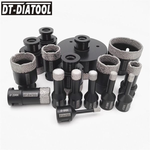dt-diatool 1pc dry vacuum brazed diamond drilling core bits ceramic tile hole saw granite marble drill bits with m14 thread
dt-diatool 1pc dry vacuum brazed diamond drilling core bits ceramic tile hole saw granite marble drill bits with m14 thread