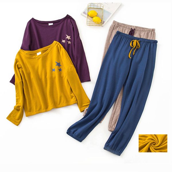 pajamas set women soft cotton pyjama long shirt pants 2piece/set femme sleepwear print warm 2019 homewear clothes, Black;red
pajamas set women soft cotton pyjama long shirt pants 2piece/set femme sleepwear print warm 2019 homewear clothes, Black;red