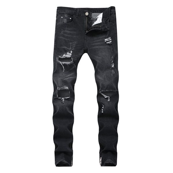moruancle fashion men destroyed jeans pants hi street ripped denim trousers with holes ankle zipper distressed jeans size 28-42, Blue
moruancle fashion men destroyed jeans pants hi street ripped denim trousers with holes ankle zipper distressed jeans size 28-42, Blue