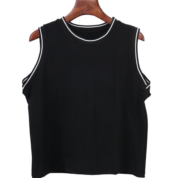 2020 summer womens sleeveless korean-style solid color camisole womens fresh slim fit, Black;white
2020 summer womens sleeveless korean-style solid color camisole womens fresh slim fit, Black;white