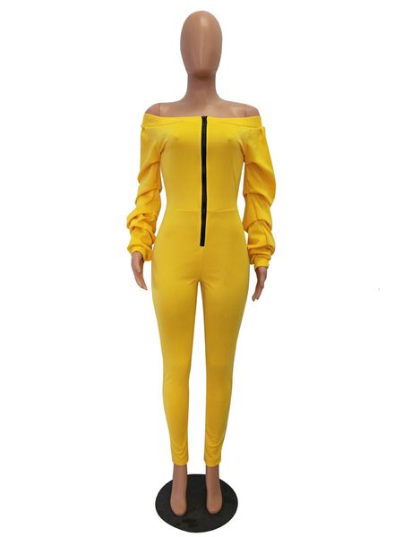women jumpsuits casual women jumpsuit zipper front slash neck off shoulder long puff sleeve thick romper fashion overalls female, Black;white
women jumpsuits casual women jumpsuit zipper front slash neck off shoulder long puff sleeve thick romper fashion overalls female, Black;white