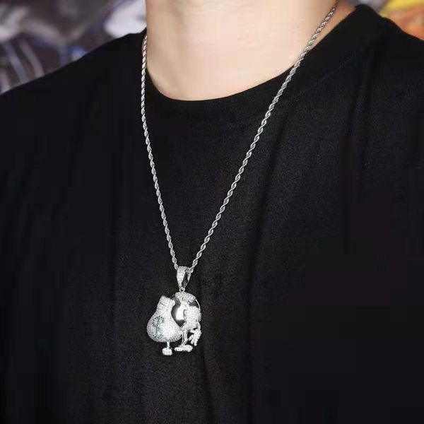 iced out money bag pendant necklaces for men women luxury designer bling diamond cartoon pendants gold silver necklace jewelry love gift
iced out money bag pendant necklaces for men women luxury designer bling diamond cartoon pendants gold silver necklace jewelry love gift