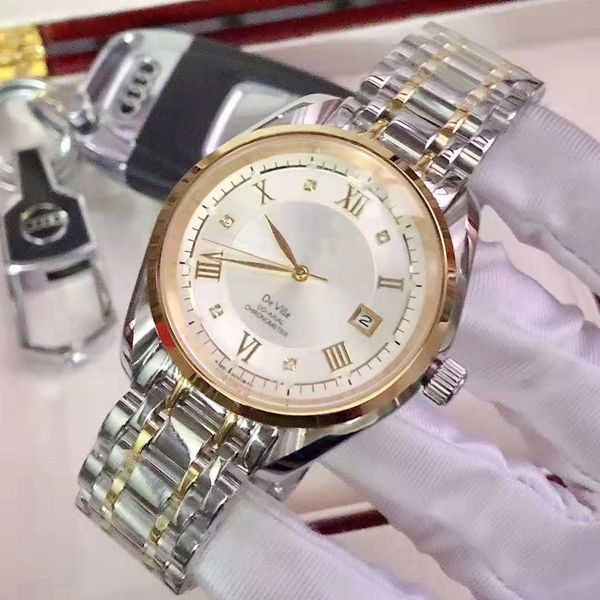 2020 luxury men's watch three needle single calendar 316 fine steel case fully automatic mechanical movement 42mm diameter leather stra, Slivery;brown
2020 luxury men's watch three needle single calendar 316 fine steel case fully automatic mechanical movement 42mm diameter leather stra, Slivery;brown