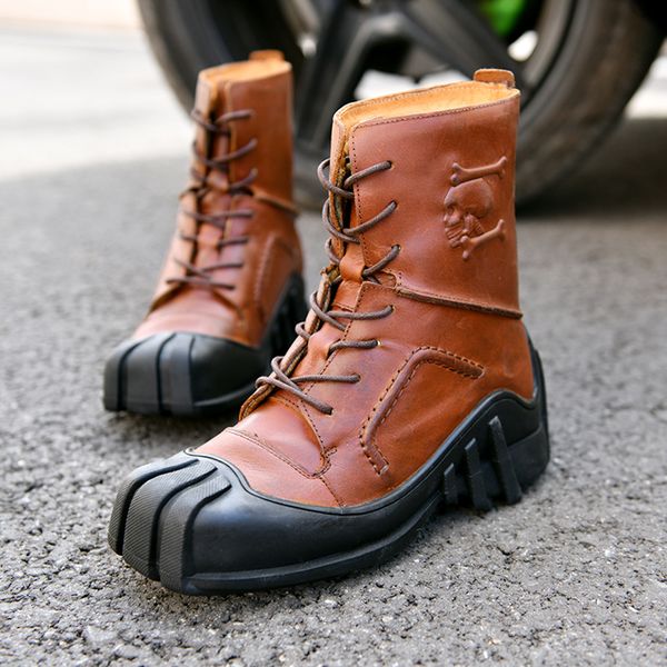 motorcycle boots genuine cow leather motorcycle racing boots street moto chopper cruiser touring motorbike riding mid-calf shoes
motorcycle boots genuine cow leather motorcycle racing boots street moto chopper cruiser touring motorbike riding mid-calf shoes