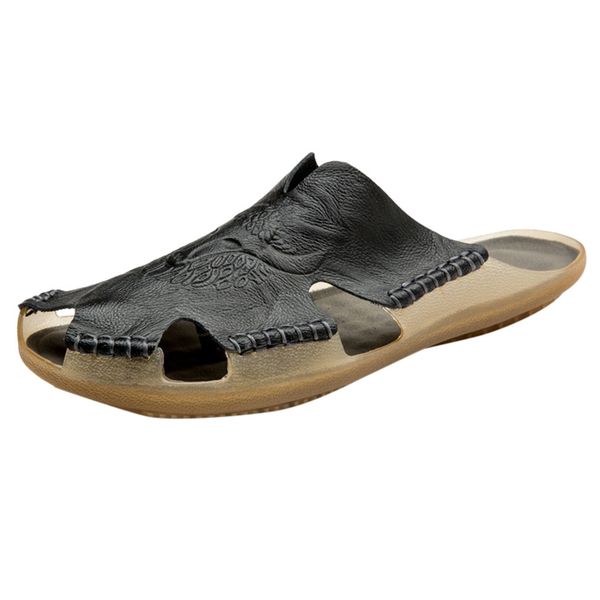 sagace men's sandals summer men shoes breathable non-slip casual sandals sports slippers outdoor large size flat leisure jun21, Black
sagace men's sandals summer men shoes breathable non-slip casual sandals sports slippers outdoor large size flat leisure jun21, Black