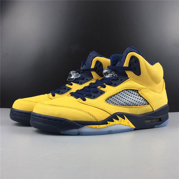 2019 new 5s sp michigan basketball shoes yellow navy blue mens designer fashion trainer athletic sneaker size7.5-13
2019 new 5s sp michigan basketball shoes yellow navy blue mens designer fashion trainer athletic sneaker size7.5-13