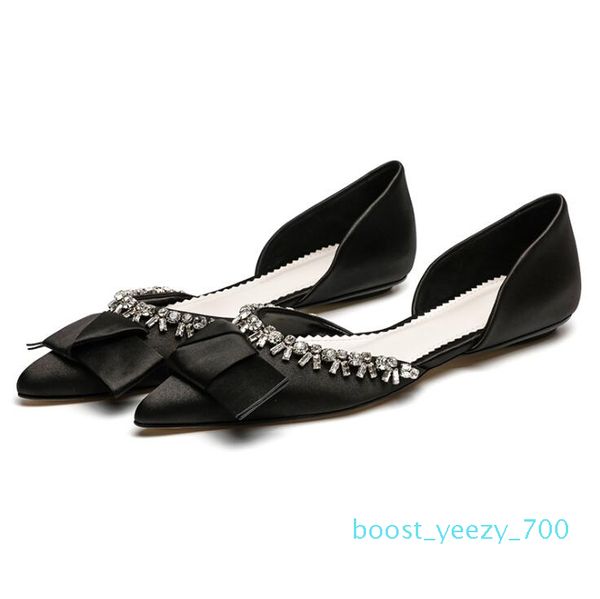 остроконечные лук леди плоские туфли 2020 весна бисер украшения женщина плоских каблуков hottest марка rhinestone свадебную обувь b70, Black 
остроконечные лук леди плоские туфли 2020 весна бисер украшения женщина плоских каблуков hottest марка rhinestone свадебную обувь b70, Black