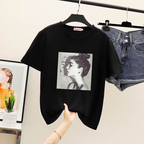 plus size -xxxl harajuku summer t shirt women new single shoulder fashion printed t-shirt woman tee casual female t-shirts, White
plus size -xxxl harajuku summer t shirt women new single shoulder fashion printed t-shirt woman tee casual female t-shirts, White