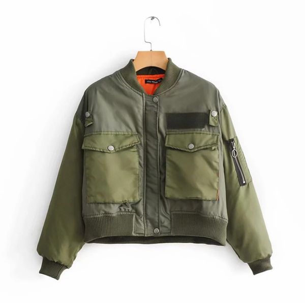 autumn vintage retro cropped camo army green bomber jacket coats and jackets women streetwear outerwear, Black;brown
autumn vintage retro cropped camo army green bomber jacket coats and jackets women streetwear outerwear, Black;brown