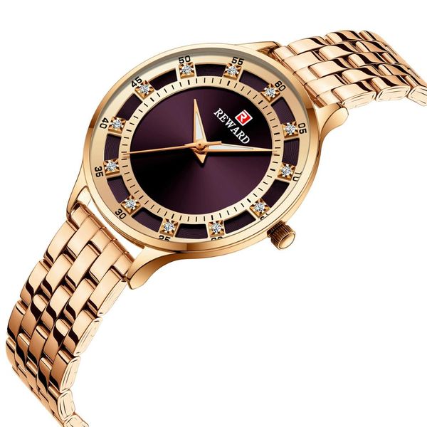 rose gold stainless steel ladies dress watches women diamond simple design wrist watch female clock montre femme, Slivery;brown
rose gold stainless steel ladies dress watches women diamond simple design wrist watch female clock montre femme, Slivery;brown