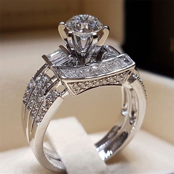 unique design fine jewelry engagement ring wedding white crystal wedding engagement ring set women gift 2pcs/set, Slivery;golden
unique design fine jewelry engagement ring wedding white crystal wedding engagement ring set women gift 2pcs/set, Slivery;golden