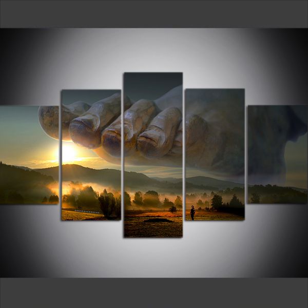 5 piece large size canvas wall art pictures creative huge god feet art print oil painting for living room decor
5 piece large size canvas wall art pictures creative huge god feet art print oil painting for living room decor