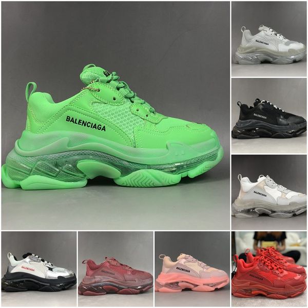 2019 original triple-s sneakers air cushion shoes men women tennis sneakers vapor shoes ing, Black
2019 original triple-s sneakers air cushion shoes men women tennis sneakers vapor shoes ing, Black