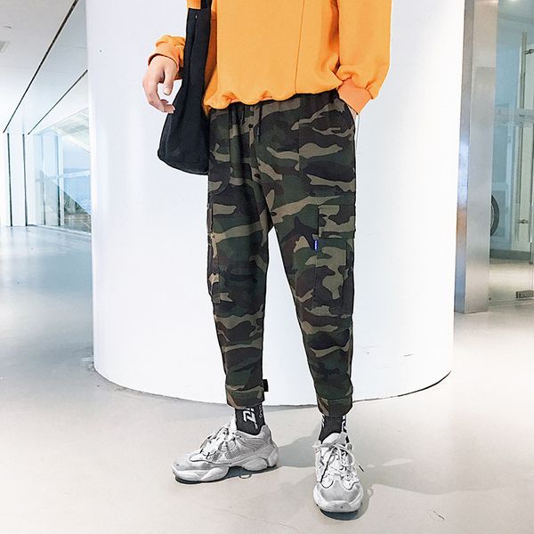 2019 autumn new style pure cotton bib overall men's popular brand pants men's skinny beam leg casual pants, White;black
2019 autumn new style pure cotton bib overall men's popular brand pants men's skinny beam leg casual pants, White;black