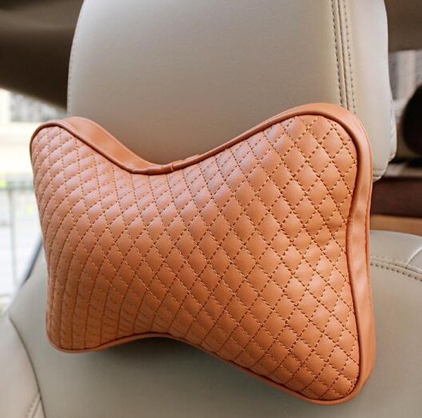 2 pieces car neck pillow headrest pillow seat cushion pu leather soft perforating design danny hole-digging supplies auto safety
2 pieces car neck pillow headrest pillow seat cushion pu leather soft perforating design danny hole-digging supplies auto safety