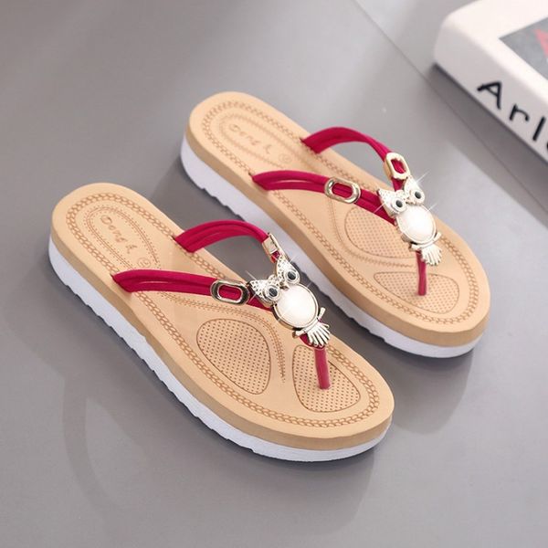2019 new fashion slippers women summer women's flip flops quality non-slip slippers cartoon owl womens shoes, Black
2019 new fashion slippers women summer women's flip flops quality non-slip slippers cartoon owl womens shoes, Black