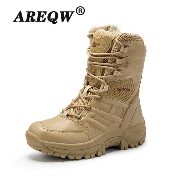 style men's boots special forces leather waterproof desert army workers plus size 39-47 men's shoes, Black
style men's boots special forces leather waterproof desert army workers plus size 39-47 men's shoes, Black