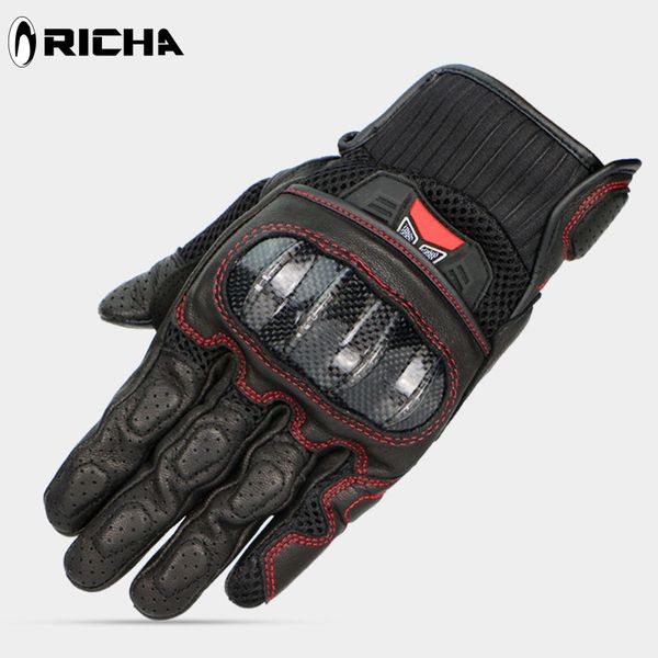 richa summer breathable motorcycle racing cross country gloves touch screen men's riding gloves carbon fiber rgl-821, Black
richa summer breathable motorcycle racing cross country gloves touch screen men's riding gloves carbon fiber rgl-821, Black
