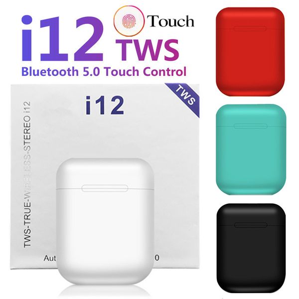 

I12 tw bluetooth 5 0 wirele bluetooth headphone upport pop up window earphone colorful touch control wirele head et earbud ale