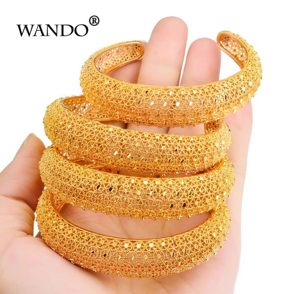 wando 4pcs/lot ethiopian jewelry gold color bangles dubai gold bangles for african cuff bracelets for women gifts b141, Black
wando 4pcs/lot ethiopian jewelry gold color bangles dubai gold bangles for african cuff bracelets for women gifts b141, Black
