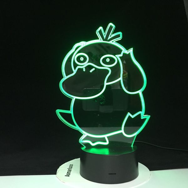 psyduck action 3d illusion led figure night light pocket monster 7 colors changing luminous model toys lamp for kids gifts
psyduck action 3d illusion led figure night light pocket monster 7 colors changing luminous model toys lamp for kids gifts