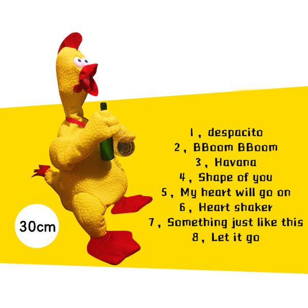 electric chicken screaming cock drinking beer karaoke duck weird singing dancing prank funny grotesque plush toys
electric chicken screaming cock drinking beer karaoke duck weird singing dancing prank funny grotesque plush toys