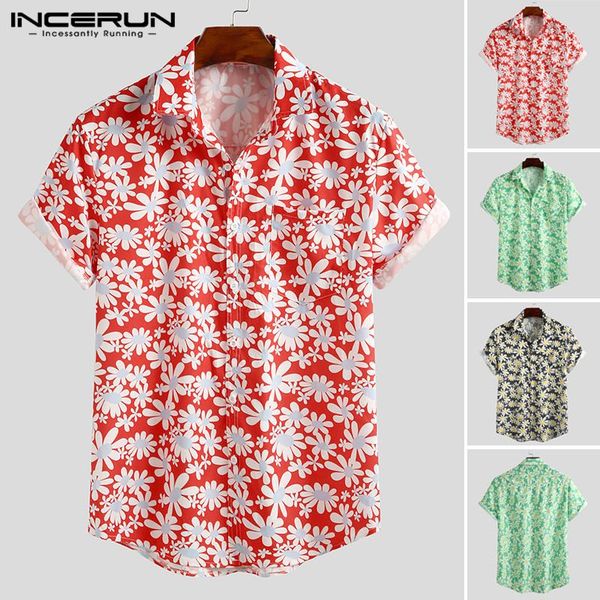 incerun summer men's hawaiian shirt floral print 2020 turn down collar camisa short sleeve streetwear casual beach 7, White;black
incerun summer men's hawaiian shirt floral print 2020 turn down collar camisa short sleeve streetwear casual beach 7, White;black