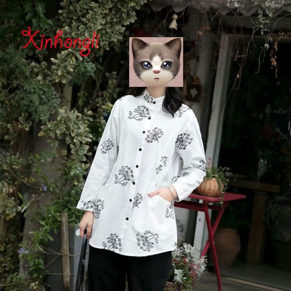 plus size cotton embroidery stand collar women blouse 2019 spring new casual ladies shirts pockets female solid black and white
plus size cotton embroidery stand collar women blouse 2019 spring new casual ladies shirts pockets female solid black and white