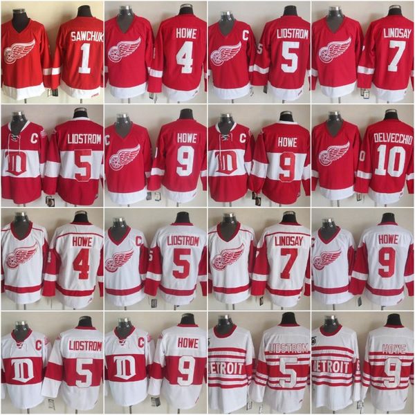 vintage detroit red wings 1 terry sawchuk 7 ted lindsay 4 gordie howe 9 gordie howe 5 nicklas lidstrom 10 alex delvecchio hockey jersey, Black;red
vintage detroit red wings 1 terry sawchuk 7 ted lindsay 4 gordie howe 9 gordie howe 5 nicklas lidstrom 10 alex delvecchio hockey jersey, Black;red
