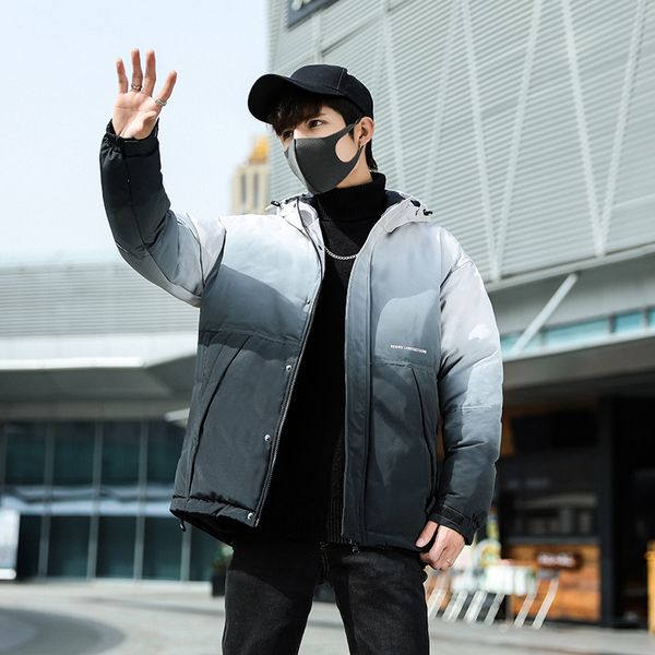 2019 autumn & winter new arrival gradient cotton hooded printed warm cotton jacket casual zipper cardigan ing, Black
2019 autumn & winter new arrival gradient cotton hooded printed warm cotton jacket casual zipper cardigan ing, Black